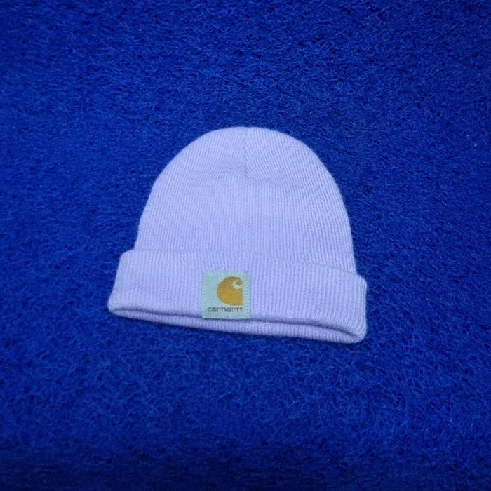 beanie hat kupluk carhartt anak ungu muda