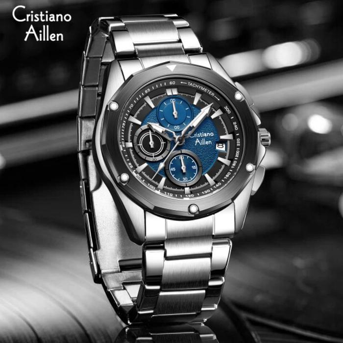 JAM TANGAN PRIA CRISTIANO AILLEN ORIGINAL 8899