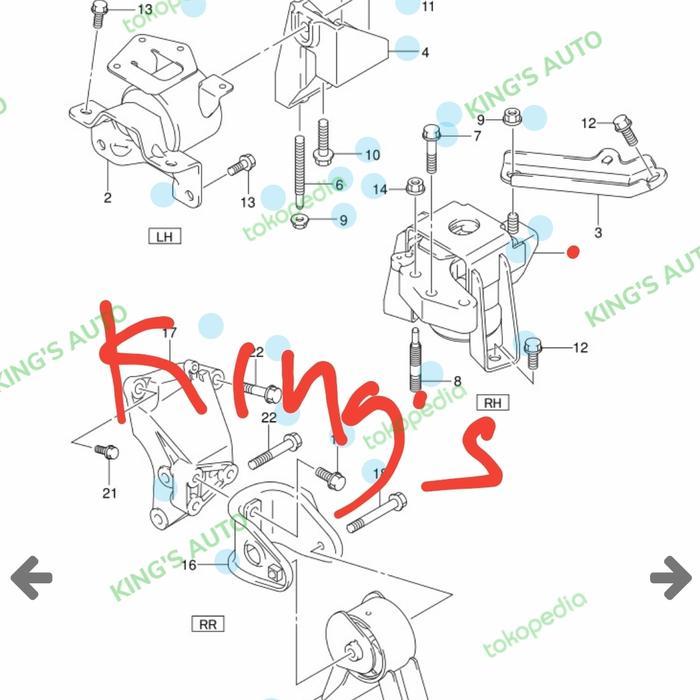 ENGINE MOUNTING ERTIGA KANAN KI1