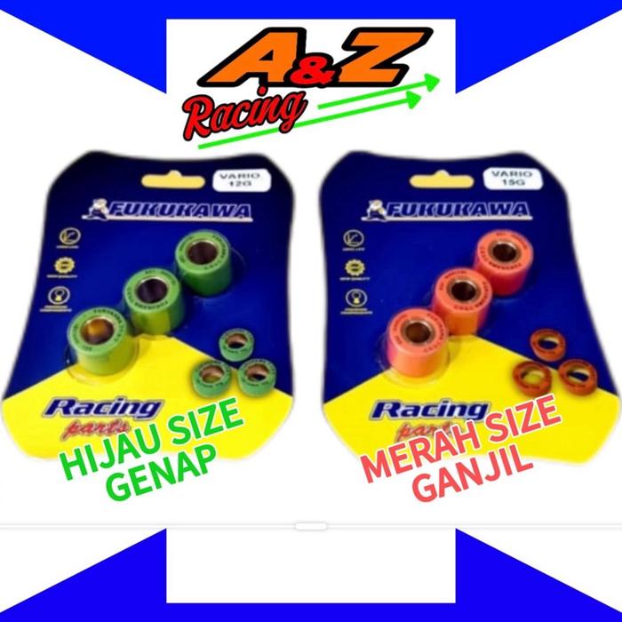 Roller fukukawa racing Mio 9gram Roller yang di desain khusus untuk motor balap drag dan motor haria
