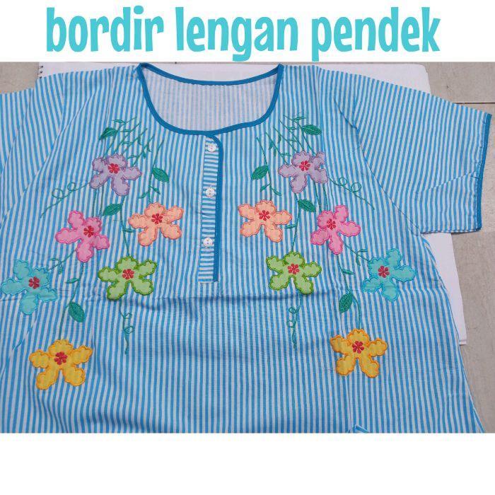Daster Katun Bordir 5 | Daster Bordir Malang Murah | Bordir Malangan