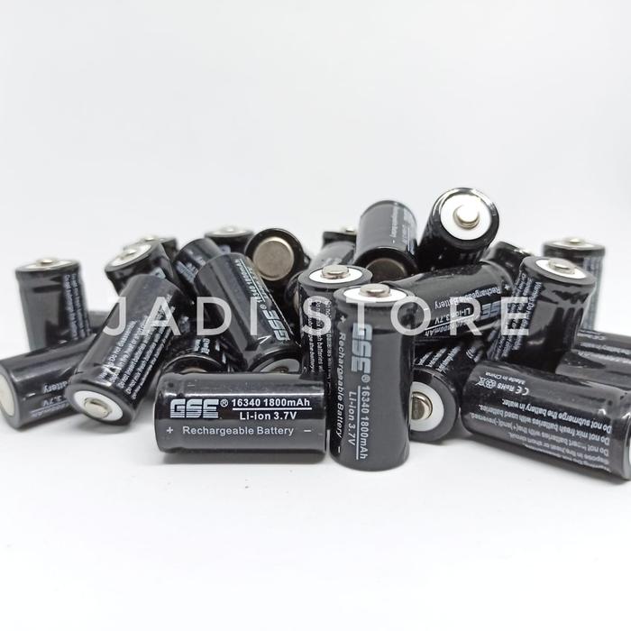 Baterai Laser Senapan Baterai Lithium CR123A Berkualitas Tinggi untuk Kamera Laser Senapan