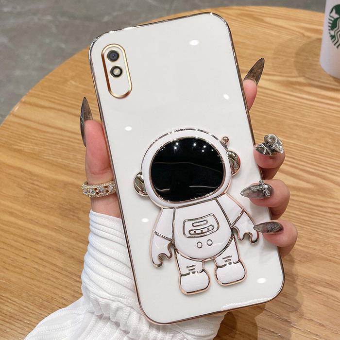 YBD casing lunak mode lucu casing ponsel Redmi 9A 8A 9C, braket