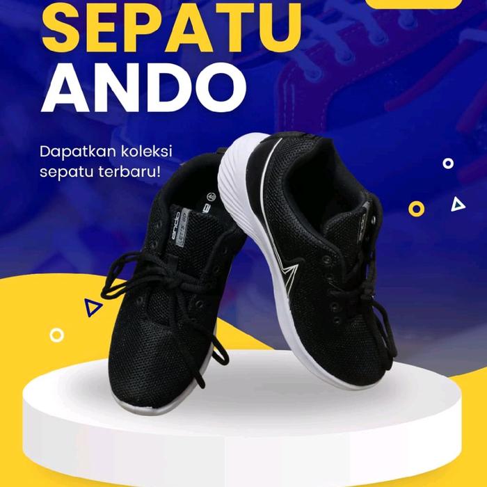 Sepatu Sekolah Ando Pria Dewasa