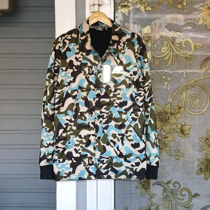 Coach Jacket New Balance Camo Reflective