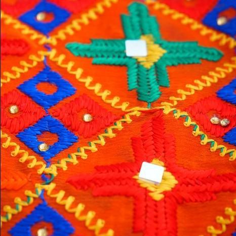 Selandang Kain Phul Kari Shape India ( Bahan / Baju / Outer / Wanita )
