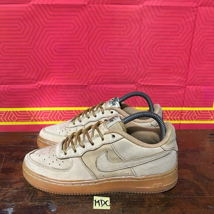 Sepatu second ori nike af1 low flax tan size 38