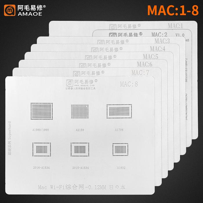 Amaoe BGA Reballing Stencil For MacBook Air/Pro SSD SR23G