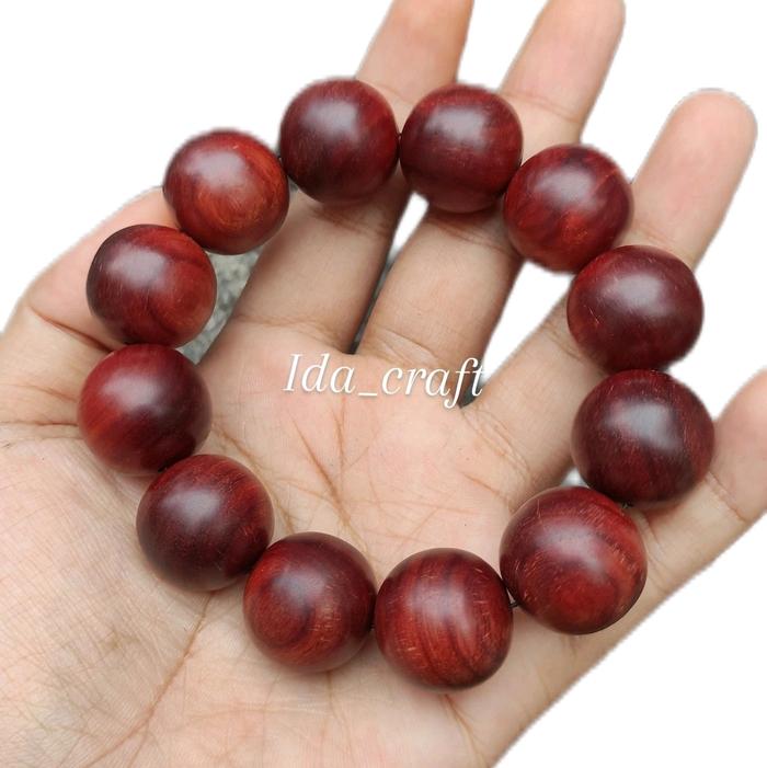 GELANG KAYU NAGASARI ASLI 18MM/GELANG NAGASARI JUMBO/GELANG KAYU BERTUAH/GELANG NAGASARI Bracelets
