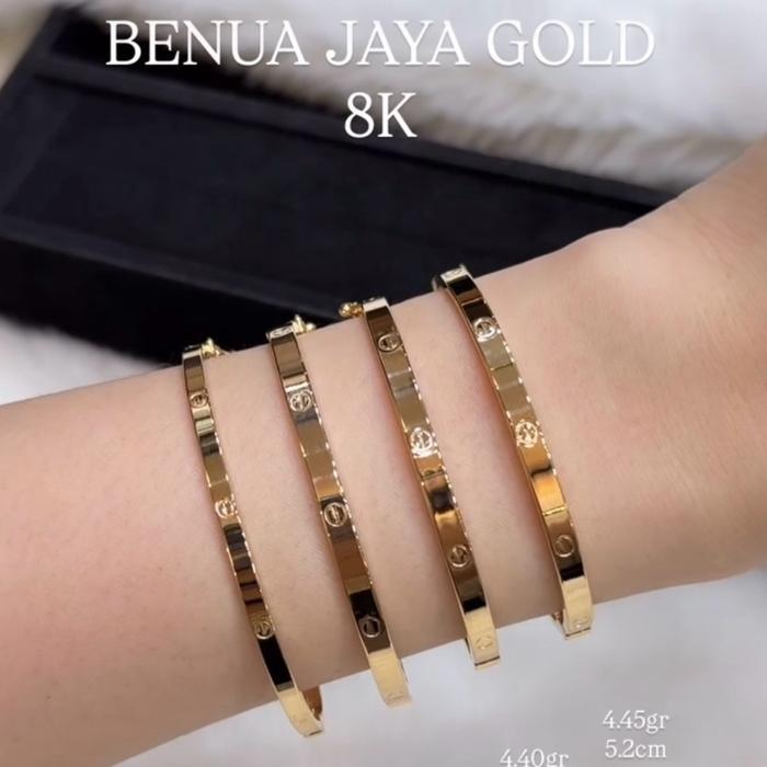 Gelang Bangle CTR Emas 8k / 375