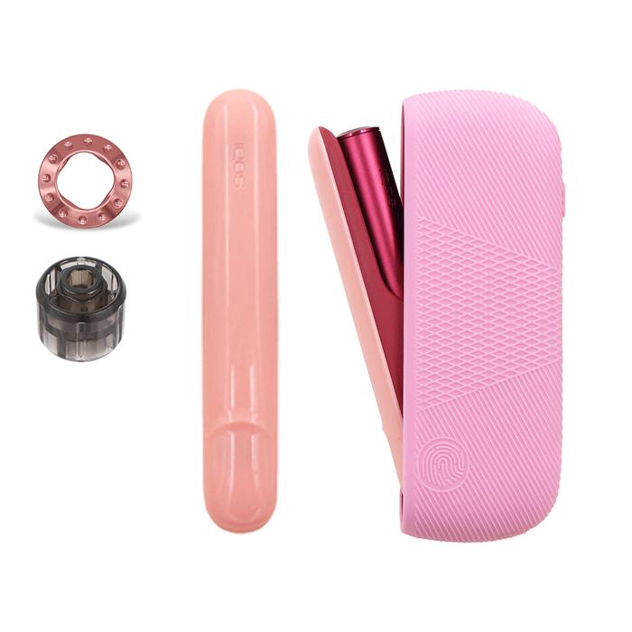 Colorful Case Replaceable Cap Ring + Case + Door Cover for IQOS ILUMA