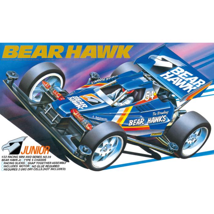 RUIZE 1/32 Balap Mini 4WD Seri No.39 Model Mobil JUNIOR BEAR HAWK (T5