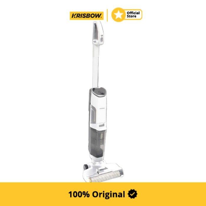 Krisbow Vacuum & Floor Washer Cordless Frfcb250W Alat Pembersih Vakum Nirkabel Cleaning Tool Mesin V