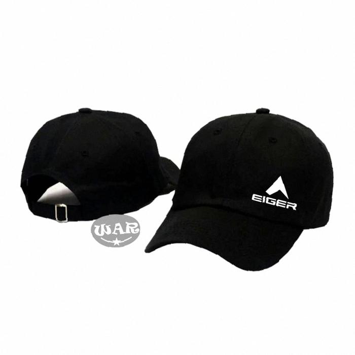 Topi Baseball Eiger Little White Premium / Topi baseball hat pria distro polos original 100% casual 