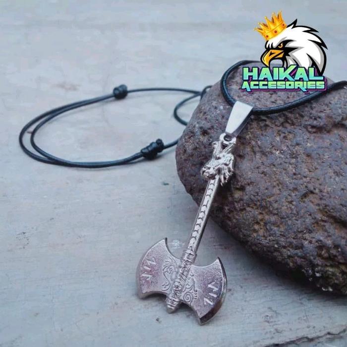 Kalung Bandul Liontin Kapak Wiro 212 Tali Kur Lilin