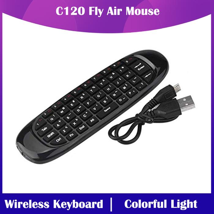 Mini Air Mouse C120 Fly Air Mouse Wireless Keyboard Airmouse For