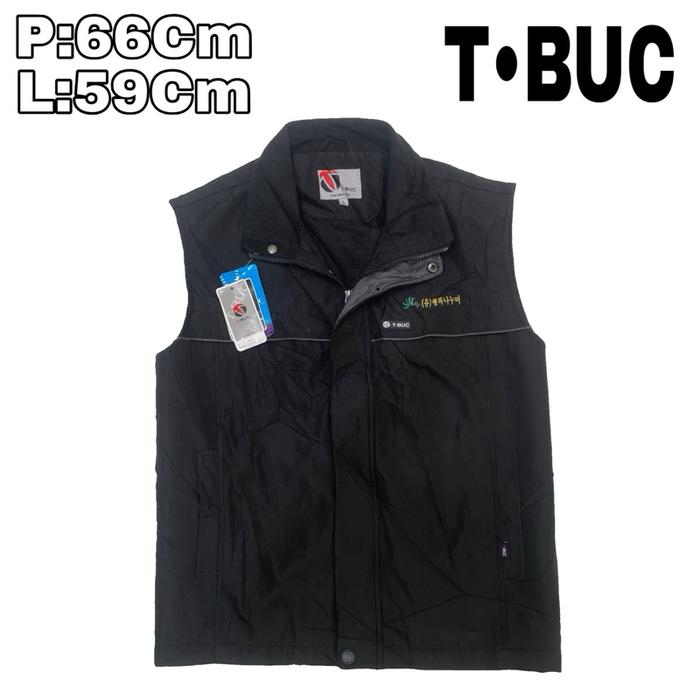 V10 Vest Puffer Outdoor T BUC Korean Black Hitam  Rompi Sport Ultraweight Casual Parasut Taslan Hari