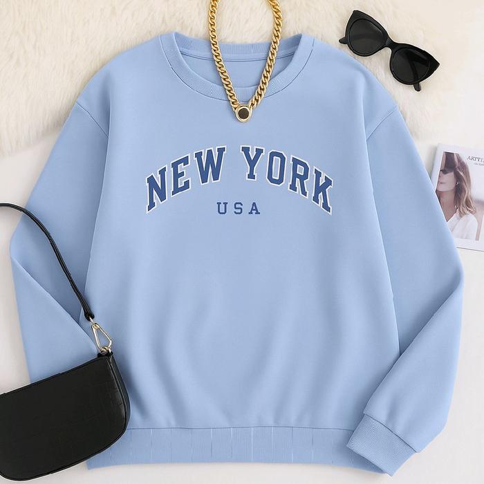 CREWNECK NEW YORK [CN 10] PLUS SIZE