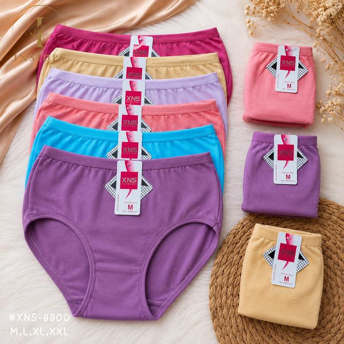 (6Pcs) Celana Dalam Wanita Dewasa XNS CD Perempuan XNS 9900