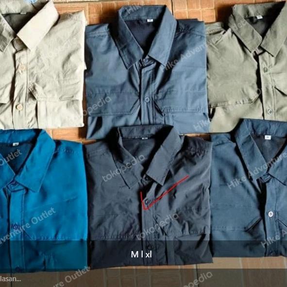 kemeja pdl tnf / kemeja lapangan quickdry murah