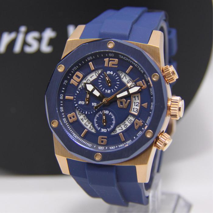 CHRIST VERRA JAM TANGAN ARLOJI PRIA ANALOG ORIGINAL GARANSI 71177 COWO