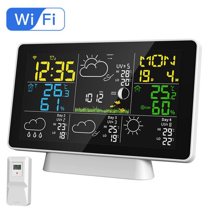 WiFi Smart Weather Station Temperature and Humidity Meter Weather