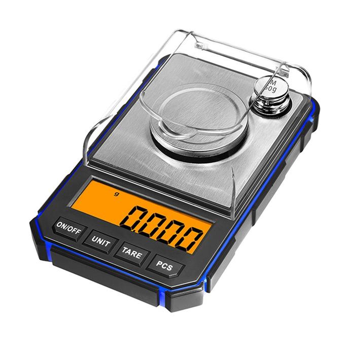 0.001G Electronic Digital Scale Precision Pocket Milligram Scale 50G