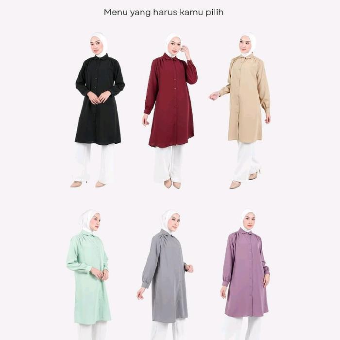 Tunik Popi Wanita N2N Polos