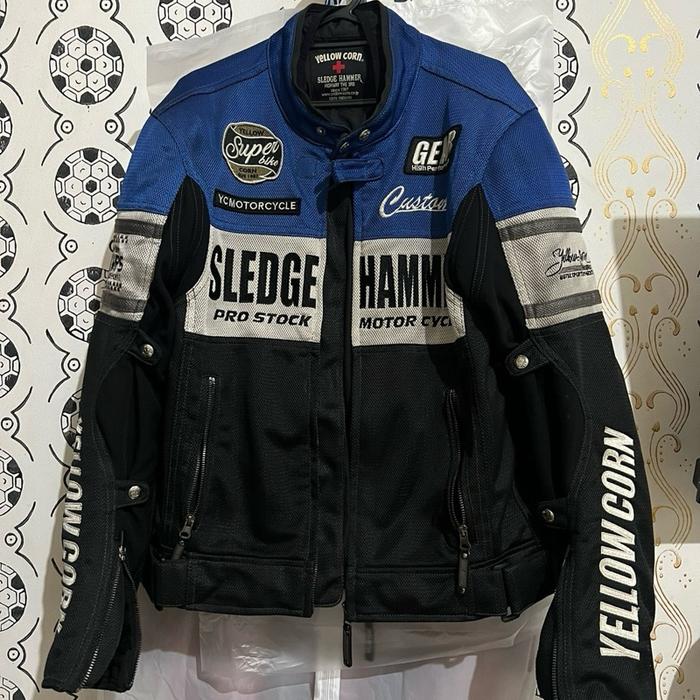 Jaket Yellow corn Blue sledge hammer original 2023