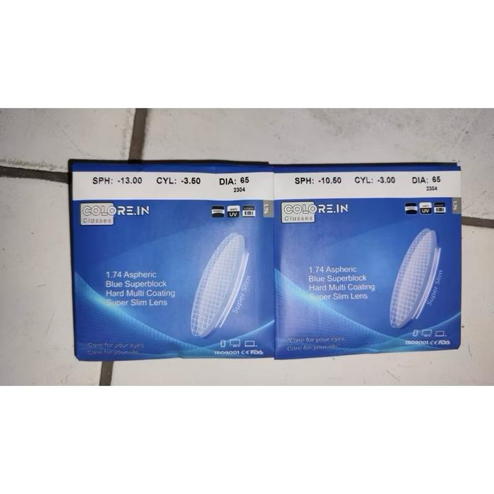 Lensa Blueray High Index 1.74
