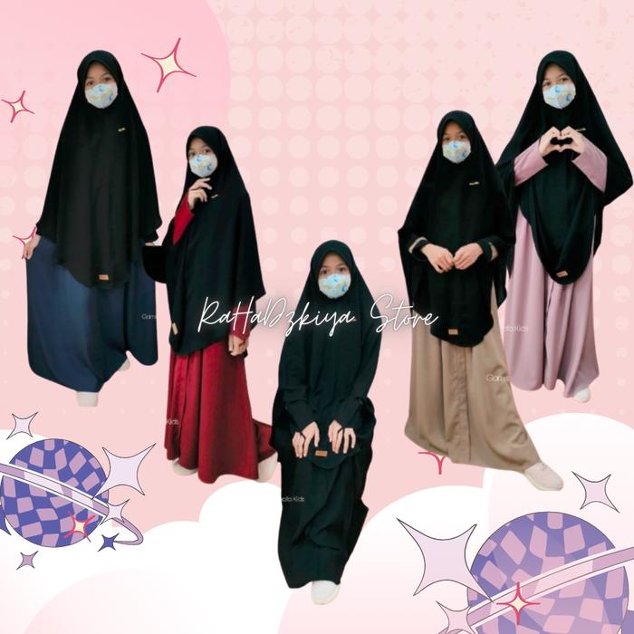 Set Gamis ZAHRA Series by Shofa Kids - Baju Muslim Anak