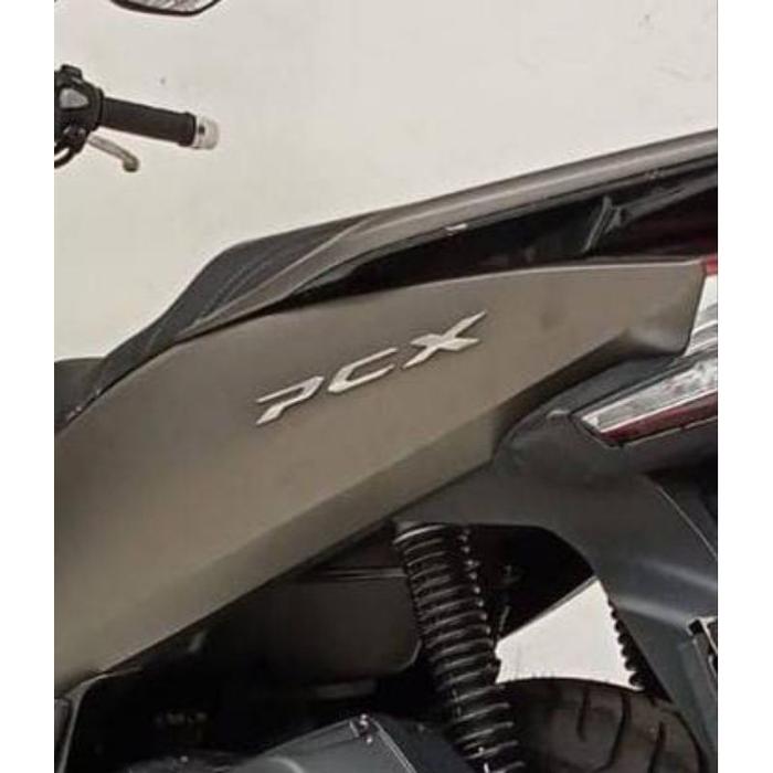 NEW!! READY!! Emblem pcx / emblem tulisan pcx 150/ tulisan pcx 150 timbul warna silver (croom) / emb