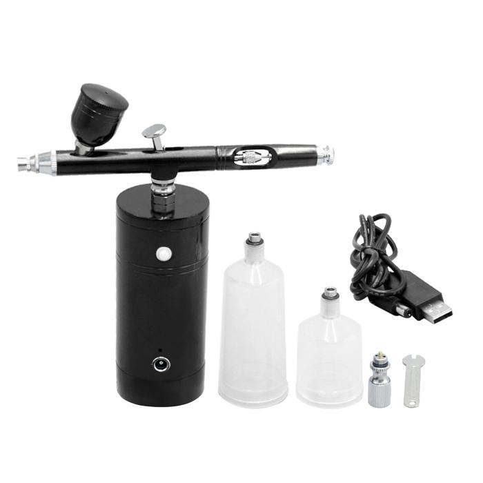 KKmoon Airbrush Kit Portable Airbrush Compressor Spray Pump Dual