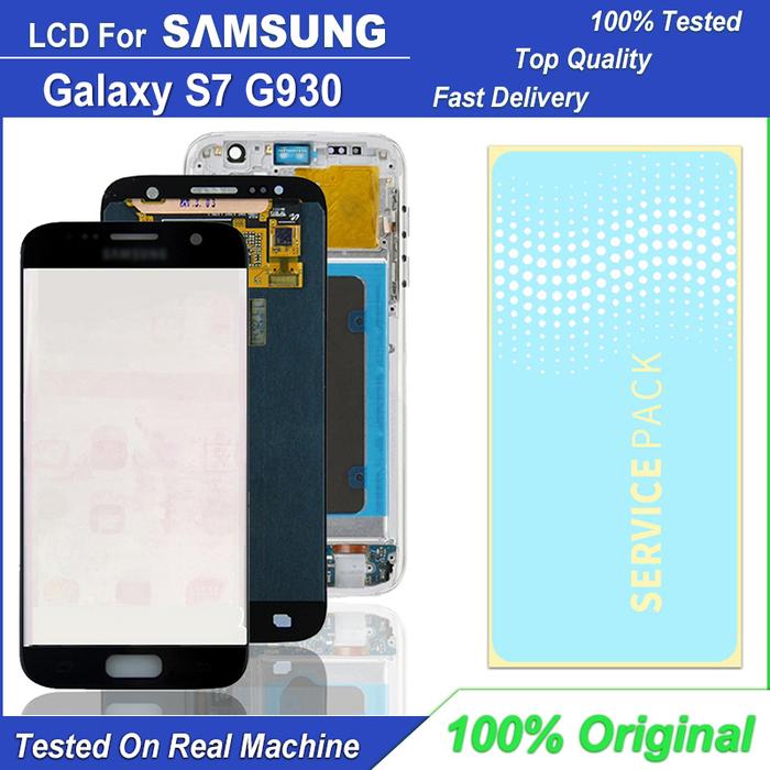 5.1" Original Burns LCD Display for Samsung Galaxy S7 G930 G930F LCD