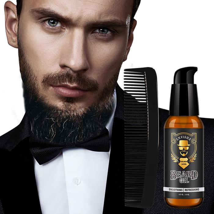 ENVISHA Beard Oil Growth Natural Thicker More For Men Treatment Beard