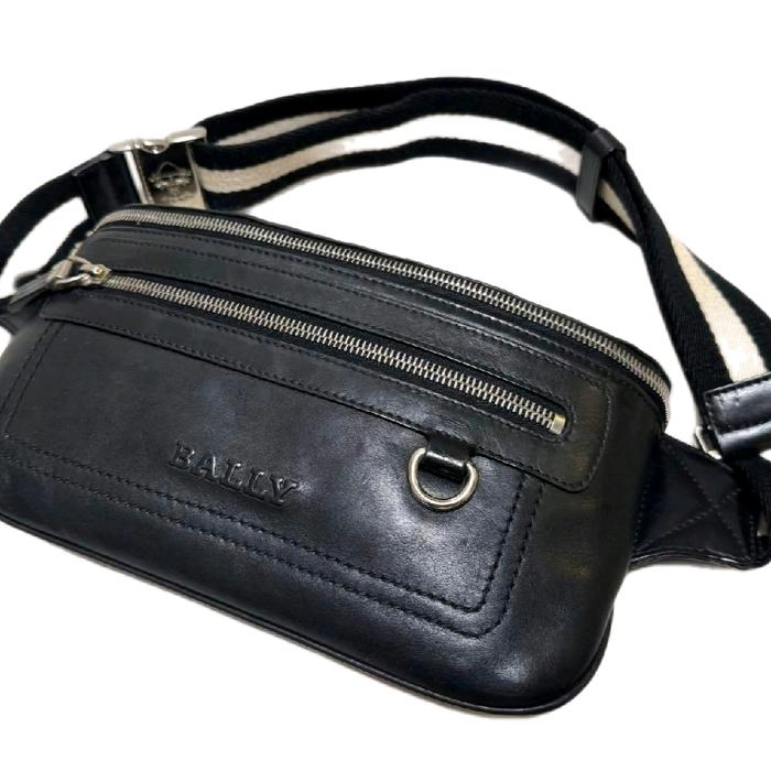 Bally Waist Bag, Tas Pinggang, Cross Body, Tas Slempang, Rare Langka Authentic Preloved Japan