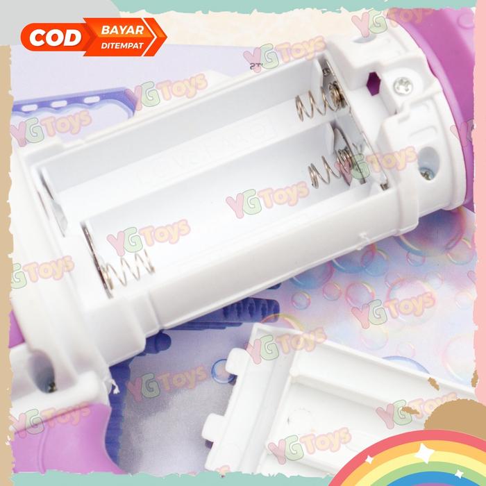 YGtoys Mainan Bubble Gun Bazoka 25 Hole Rocket Launcher Gelembung Sabun Tembakan Balon Gatling Anak 