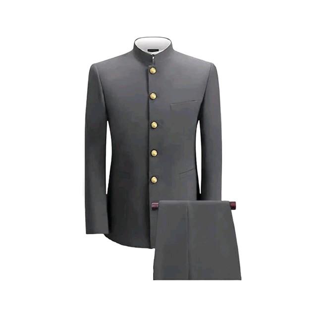 SETELAN JAS MANDARIN WEDDING NIKAH WARNA ABU - set jas mandarin warnBARANG READY YAAA ^_^   BARANG K