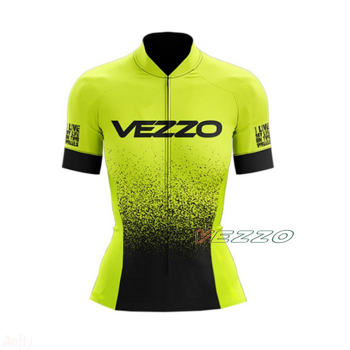 Vezzo Cycling Jersey MTB Maillot Bike Shirt Summer Women Downhill