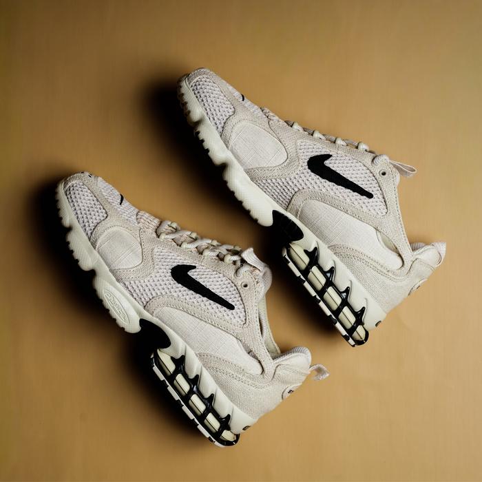 Nike x stussy air zoom spiridon cage 2 FOSSIL/BLACK-FOSSIL
