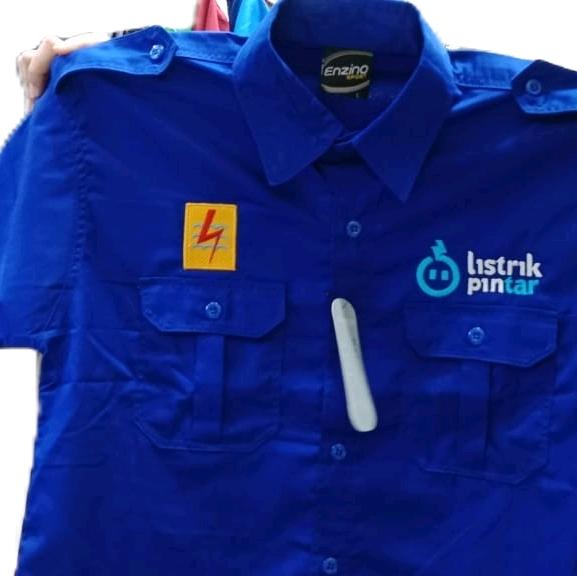 seragam PLN listrik pintar/kemeja PLN listrik pintar