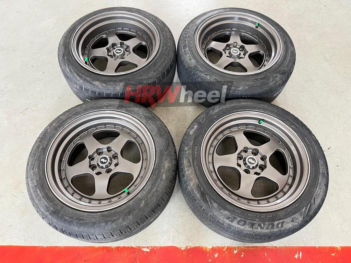 Velg Bekas RH Racing R16 Ban Dunlop 205 55 R16 Buat Livina Avanza Baleno