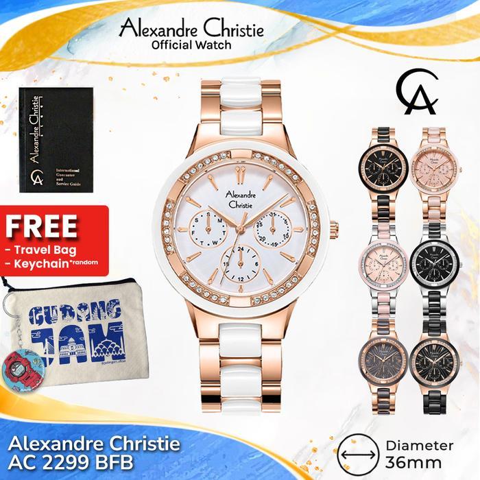 Alexandre Christie Wanita AC 2299 BFB AC 2299 AC2299BFB Stainless Steel