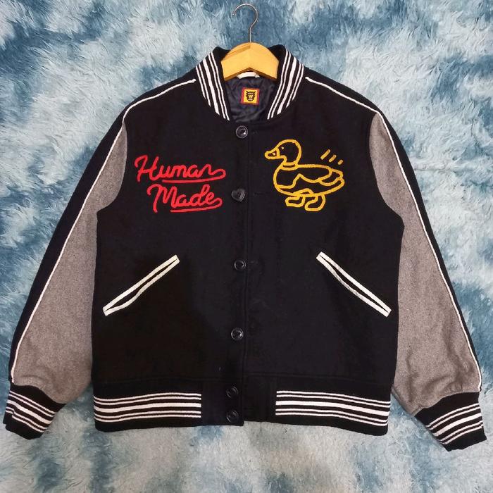 Jaket Human Made Duck Varsity Jacket Original Authentic