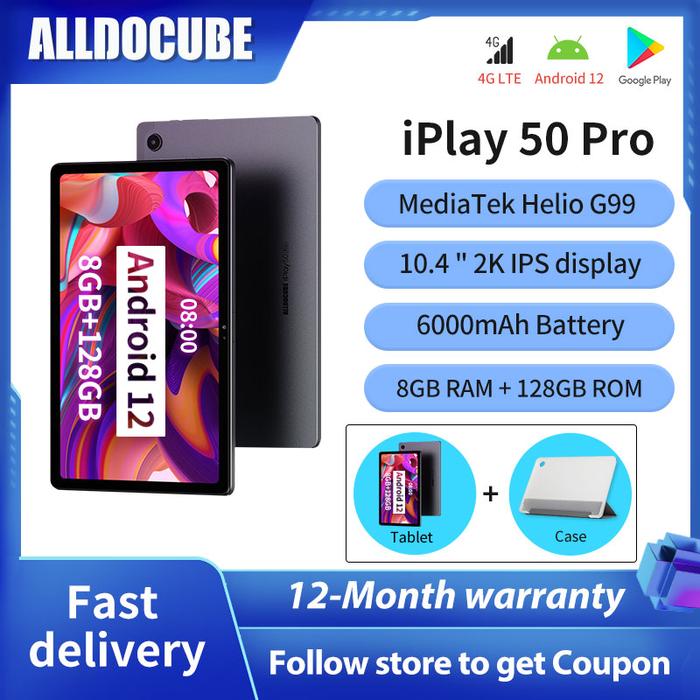 iPlay 50 Pro Android 12 Tablet 10.4 Inch 2K Helio G99 8GB