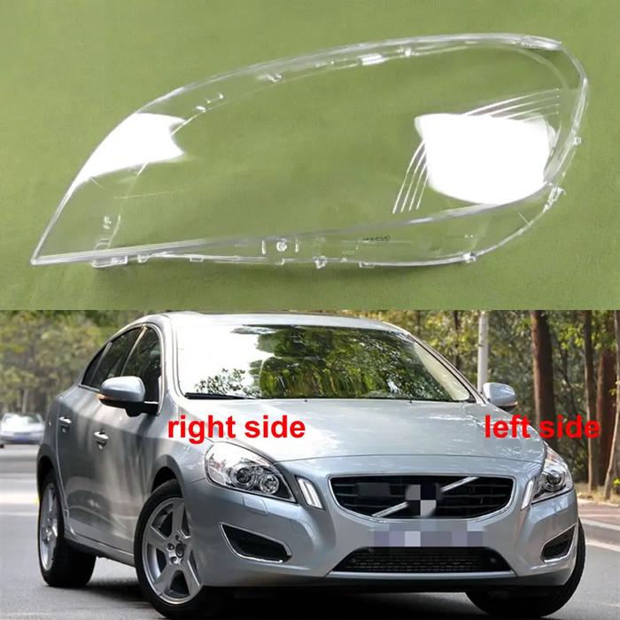 For Volvo S60 V60 2009-2013 Transparent Lamp Shade Headlamp Cover