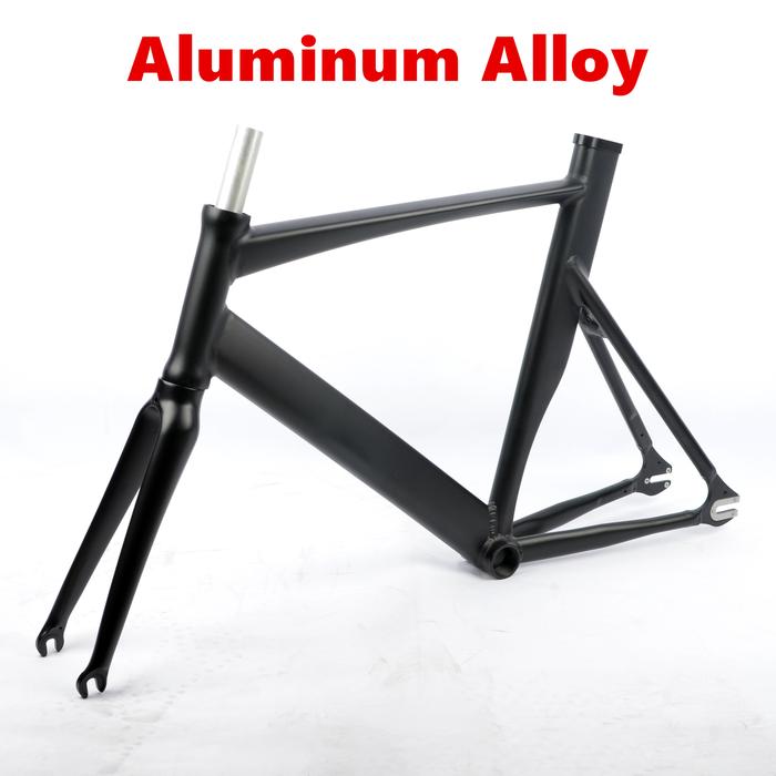 Fixie Bike Frame 20 Inch BMX Aluminum Alloy Fork Single Speed Double