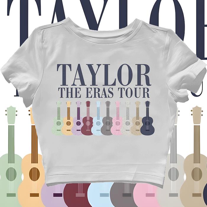 CROP TOP TAYLOR SWIFT THE ERAS TOUR GITAR | GRUNGE | CROPTOP | CROP TEE SLIM FIT STYLE Y2K VINTAGE A