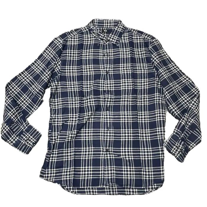 Kemeja lengan panjang (Flannel) uniqlo Bekas - S Katun Pria Baju Cowok