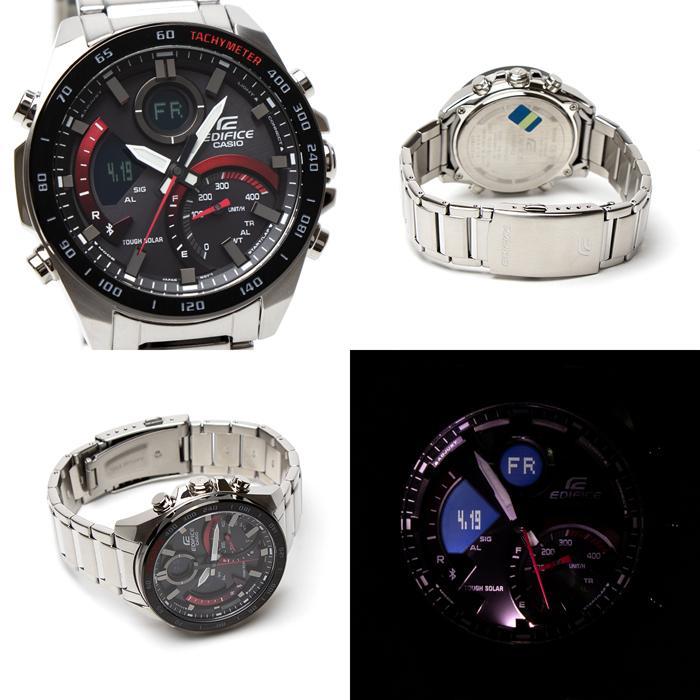 Casio Edifice ECB-900DB-1ADR Jam Tangan Pria Bluetooth Solar Merah ECB-900DB-1A ECB900DB